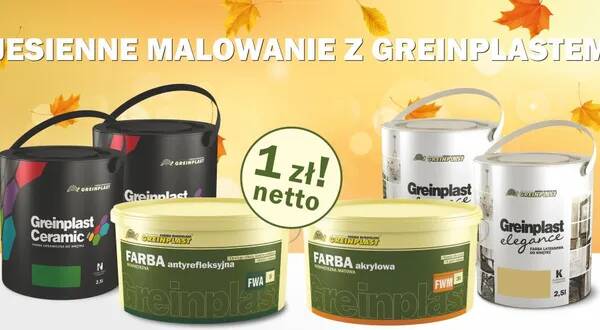 Promocja Jesienne Malowanie z Greinplastem
