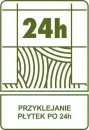 Przyklejanie płytek po 24h