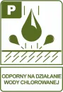 Odporny na działanie wody chlorowanej