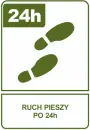 Ruch pieszy po 24h