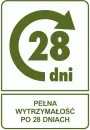 Pełna wytrzymałość po 28 dniach