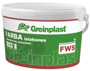 Farba lateksowa wewnętrzna - satynowa GREINPLAST FWS