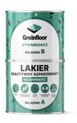 REAKTYWNY LAKIER ASPARGINOWY  DWUSKŁADNIKOWY GREINPLAST RLA