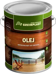 Olej impregnujący do drewna na bazie naturalnego oleju lianego