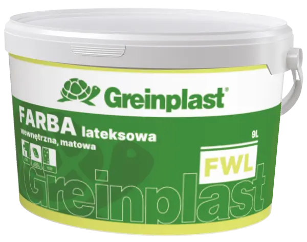 Farba lateksowa wewnętrzna - matowa GREINPLAST FWL