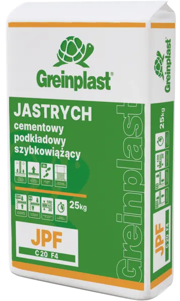 Jastrych cementowy, podkładowy, szybkowiążący, 20-100 mm GREINPLAST JPF