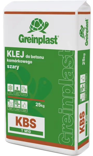 Klej do bloczków z betonu komórkowego Klasa M10 (> 10,0 MPa) GREINPLAST KBS