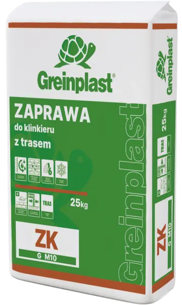 Zaprawa do klinkieru Klasa M10 (> 10,0 MPa)  GREINPLAST ZK