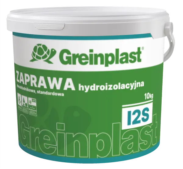 Zaprawa hydroizolacyjna dwukomponentowa, standard GREINPLAST I2S