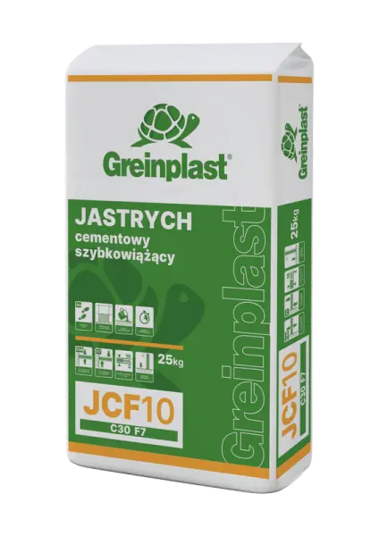 Jastrych cementowy, szybkowiążący  Typ C30-F7  GREINPLAST JCF10