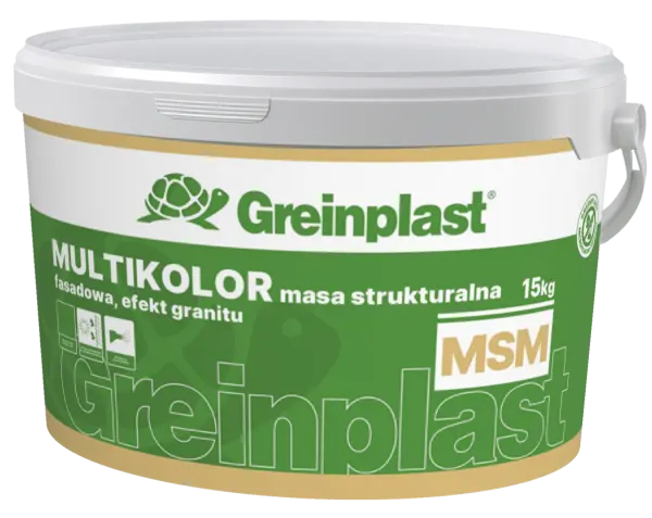 Masa strukturalna multikolor  GREINPLAST MSM