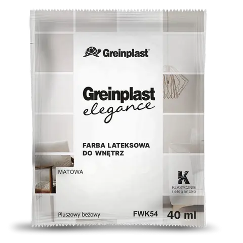 Farba wewnętrzna - kolekcja Klasycznie i Elegancko GREINPLAST FWK Tester