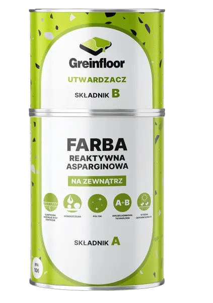REAKTYWNA FARBA ASPARGINOWA,  DWUSKŁADNIKOWA GREINPLAST RFA