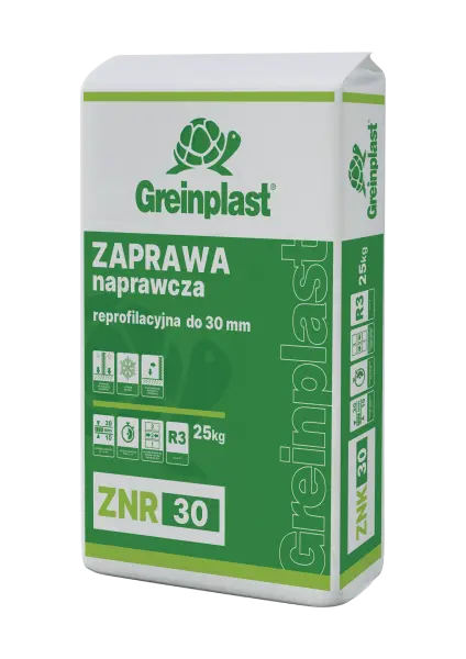 Zaprawa naprawcza reprofilacyjna do 30 mm  GREINPLAST ZNR30