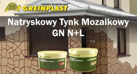 Nakładanie tynku mozaikowego - Greinplast GN N+L 